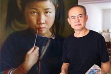 油画《留守儿童》北京东兴瀚海拍卖会落锤成交