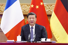 【国际】习近平同法国德国领导人举行视频峰会